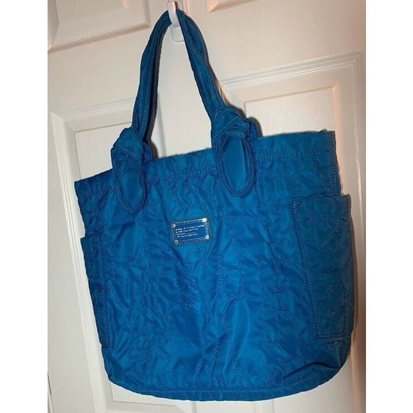 Marc by Marc Jacobs LARGE Pretty Tate Nylon Tote Turquoise - Picture 1 of 10
